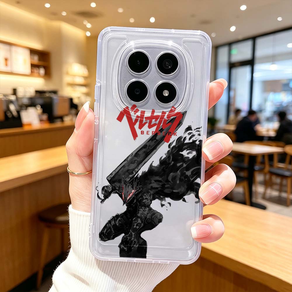 Xiaomi Poco X6 - Casing Pelindung Transparan Berserk Cool Untuk