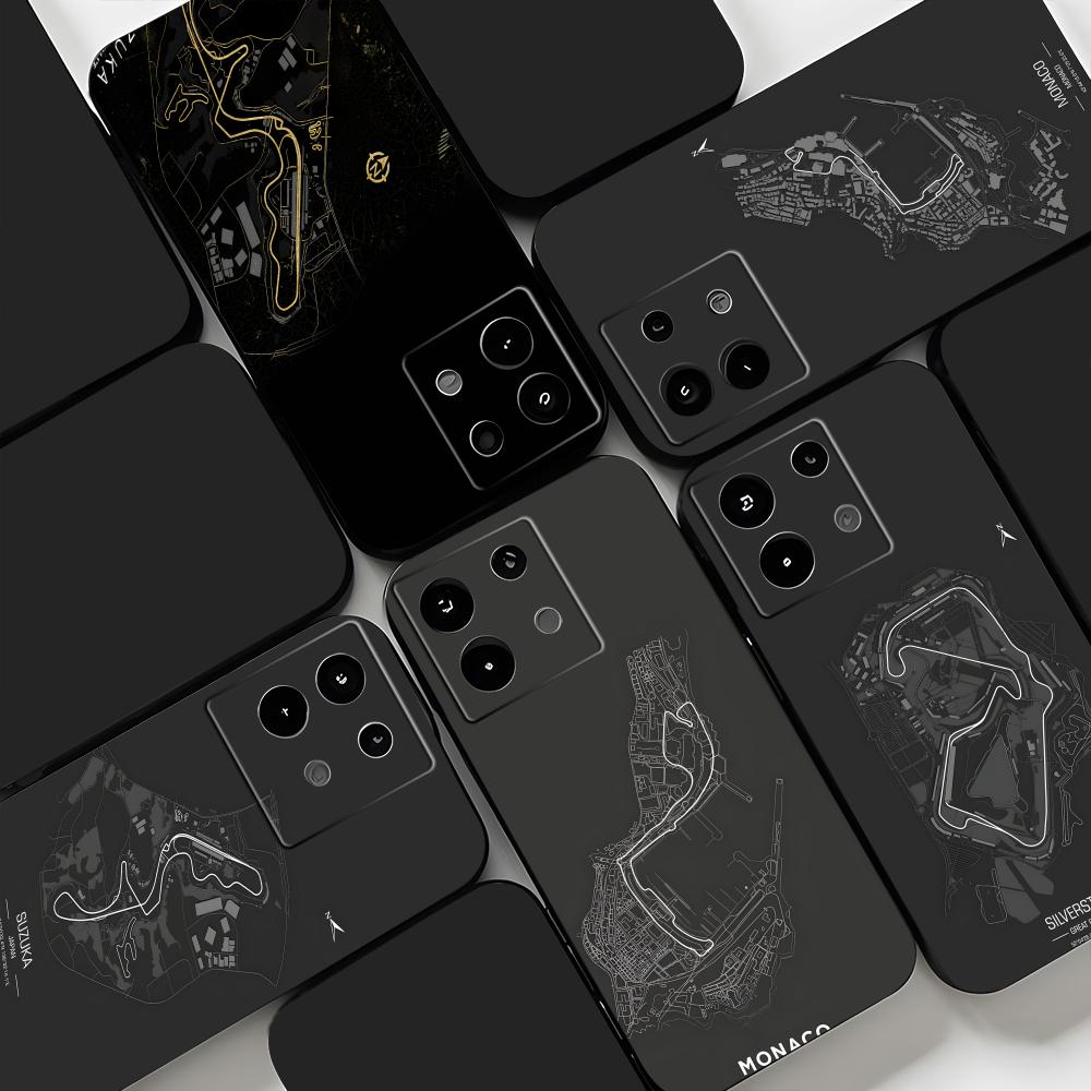 Xiaomi Redmi Note 14 - Casing HP Motif Balap F1 Untuk