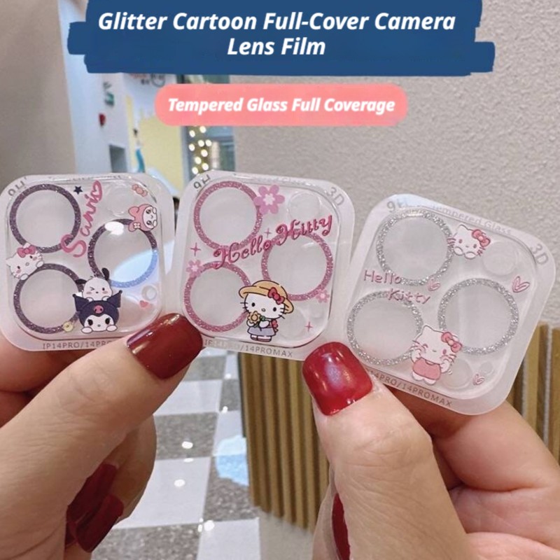 Tempered Glass Screen 9H - Pelindung Lensa Kamera Sanrio Hello Kitty