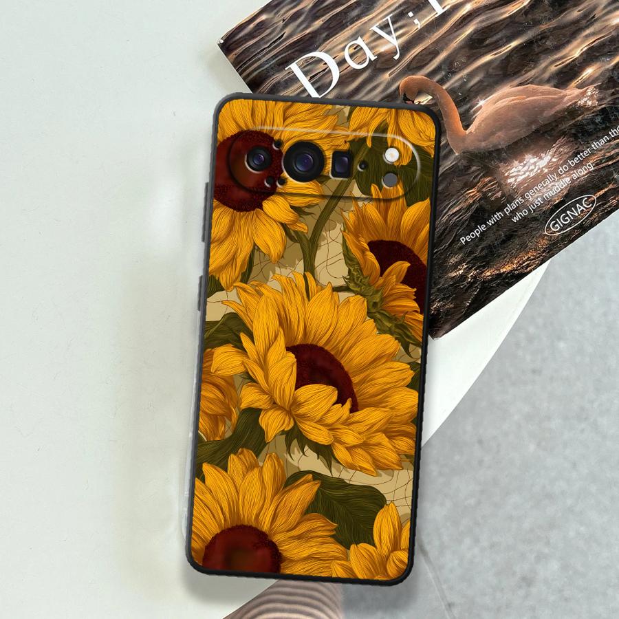 Casing Penutup Ponsel Sunflowe - Google Pixel 8A ulasan dan harga